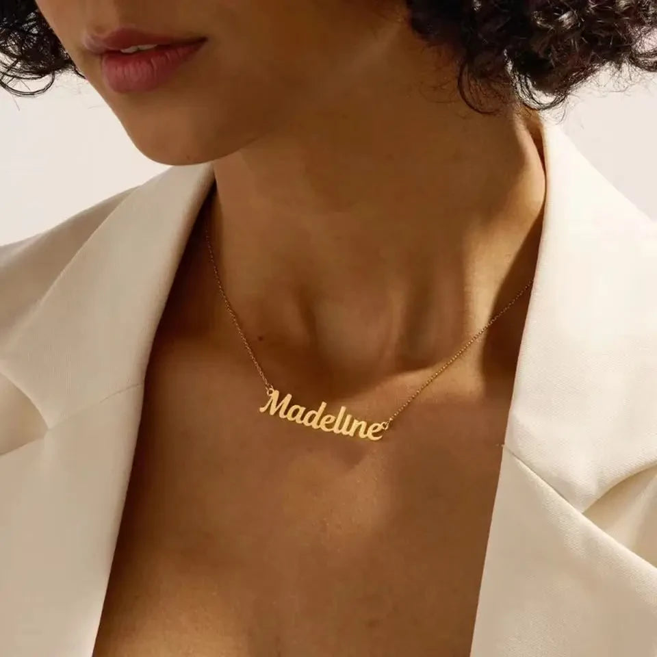 Personalized Stainless Steel Letter Necklace